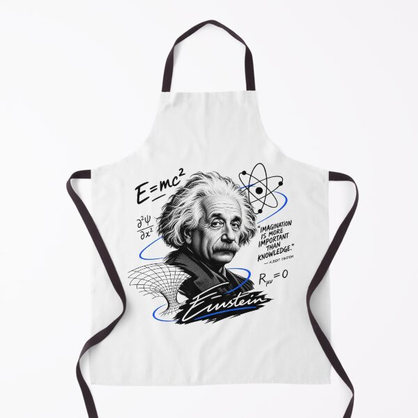 Item preview, Albert Einstein Portrait With Blue Swirls designed and sold by Owcomm.