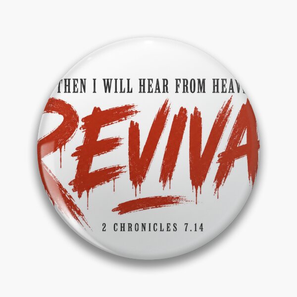 Item preview, Revival – 2 Chronicles 7:14 Red Brushstroke Christian Design designed and sold by Ever-and-Amen.