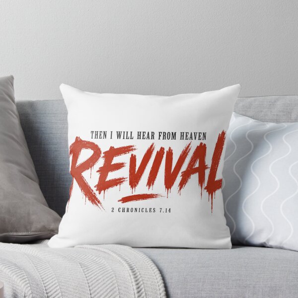 Item preview, Revival – 2 Chronicles 7:14 Red Brushstroke Christian Design designed and sold by Ever-and-Amen.