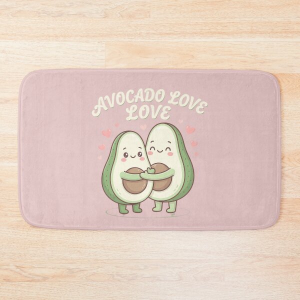 Item preview, Avocado Love Cute Couple Romantic Fruit Characters designed and sold by LenNo9881.