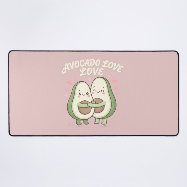 Item preview, Avocado Love Cute Couple Romantic Fruit Characters designed and sold by LenNo9881.