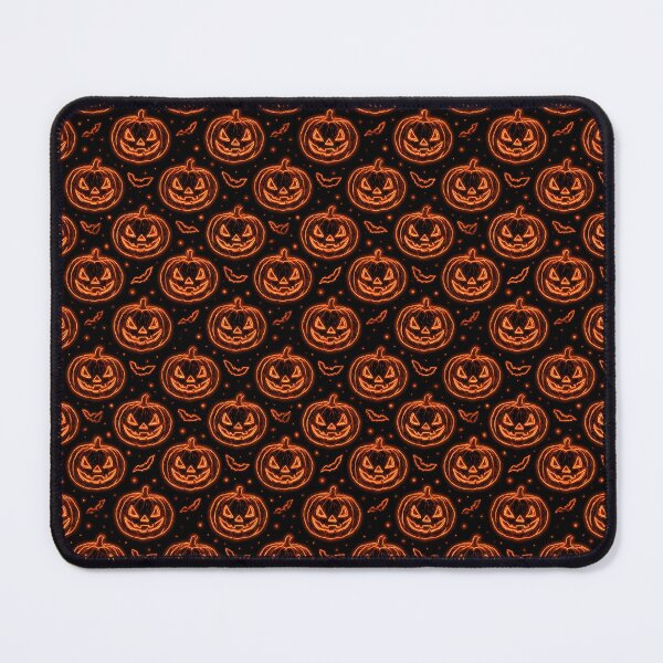 Item preview, Happy Halloween Orange Pumpkin Line Pattern designed and sold by Derek Gillette.