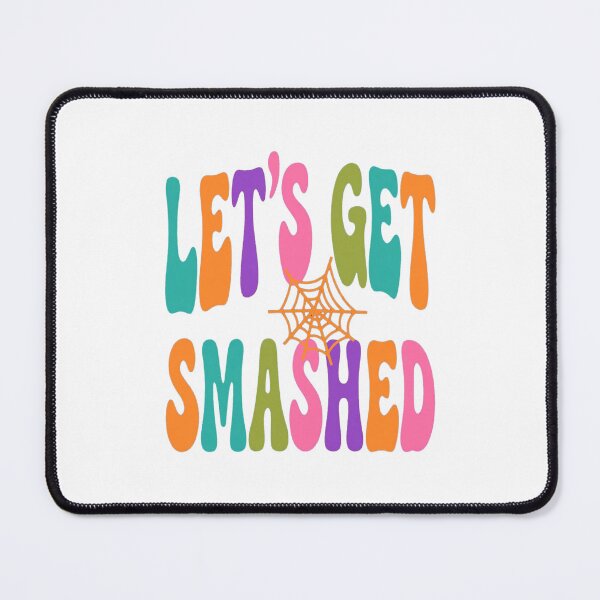 Item preview, Let's Get Smashed Retro Halloween Spider Web designed and sold by Custom Crest.