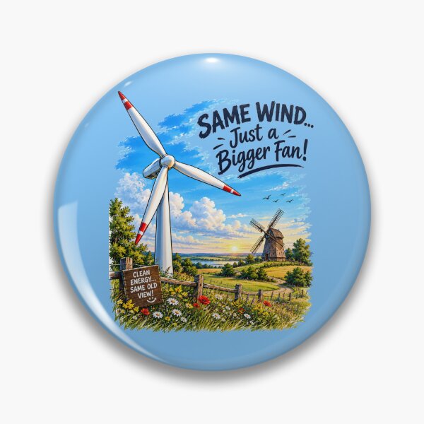 Item preview, Same Wind Just a Bigger Fan Clean Energy Wind Turbine Design designed and sold by Evelashop.