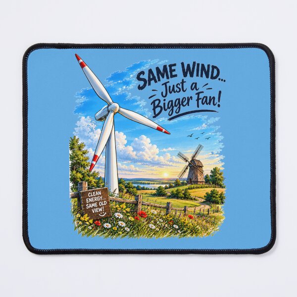 Item preview, Same Wind Just a Bigger Fan Clean Energy Wind Turbine Design designed and sold by Evelashop.