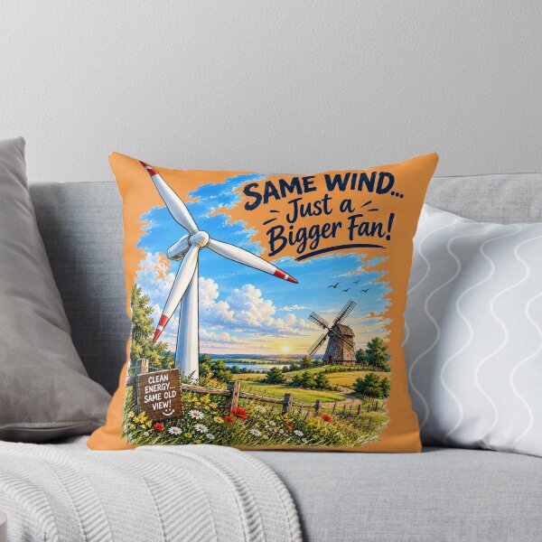 Item preview, Same Wind Just a Bigger Fan Clean Energy Wind Turbine Design designed and sold by Evelashop.