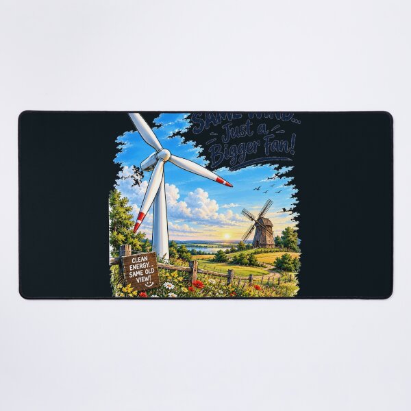 Item preview, Same Wind Just a Bigger Fan Clean Energy Wind Turbine Design designed and sold by Evelashop.