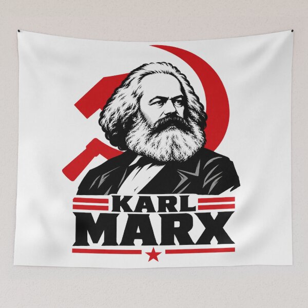 Item preview, Karl Marx Communist Manifesto Hammer and Sickle designed and sold by Owcomm.