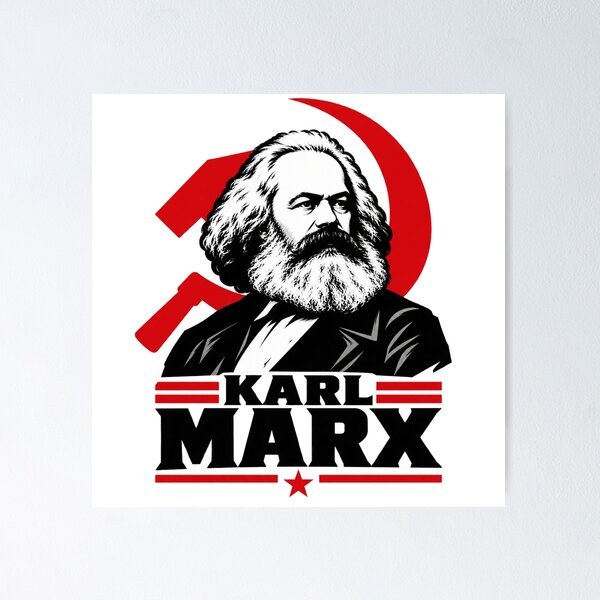 Item preview, Karl Marx Communist Manifesto Hammer and Sickle designed and sold by Owcomm.