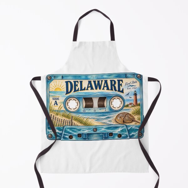 Item preview, Delaware Retro Cassette Tape designed and sold by Whimspired By Paxx.