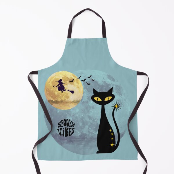 Item preview, Halloween spooky cat vibes - blue fog designed and sold by 247DesignStudio.