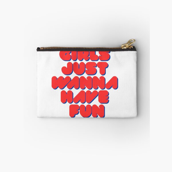 Item preview, Girls Just Wanna Have Fun Retro Bubble Letters designed and sold by Fani*.