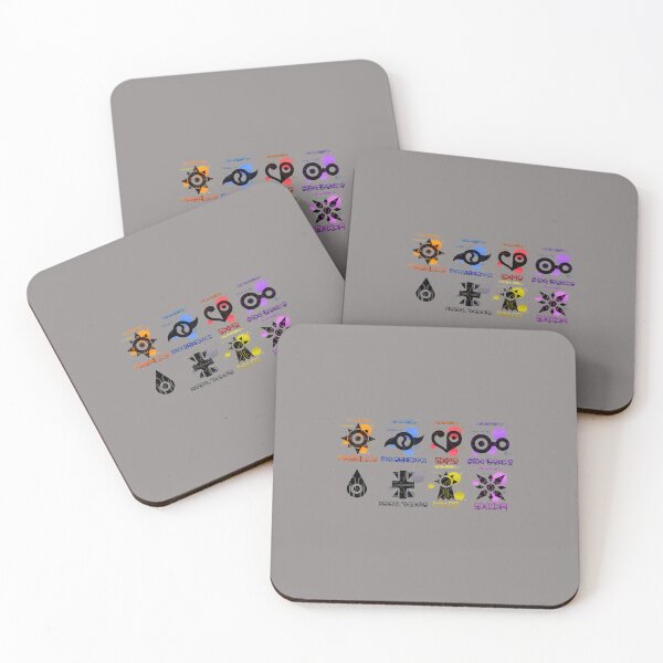 Item preview, Digimon Crests Watercolor Splatter Set-33 designed and sold by RehmObaidy.