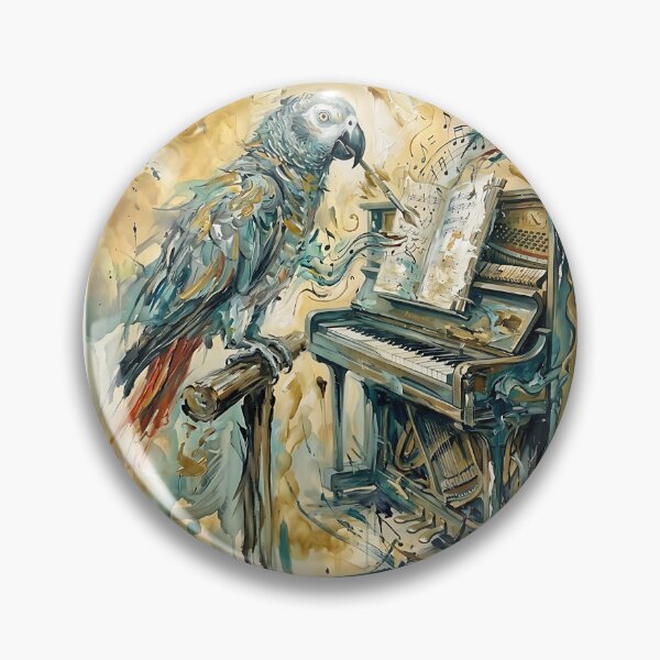 Item preview, African Grey Musician designed and sold by PictoVibe.