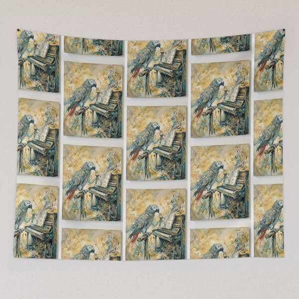 Item preview, African Grey Musician designed and sold by PictoVibe.