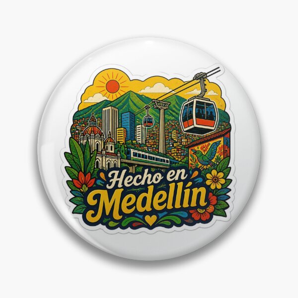 Item preview, Made in Medellín | Metrocable and mountains designed and sold by Olgavelez.