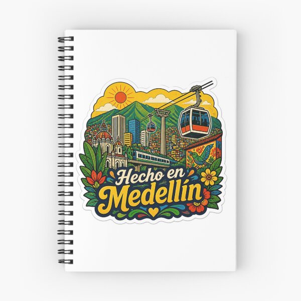 Item preview, Made in Medellín | Metrocable and mountains designed and sold by Olgavelez.