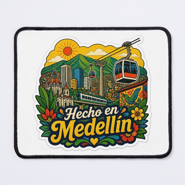 Item preview, Made in Medellín | Metrocable and mountains designed and sold by Olgavelez.
