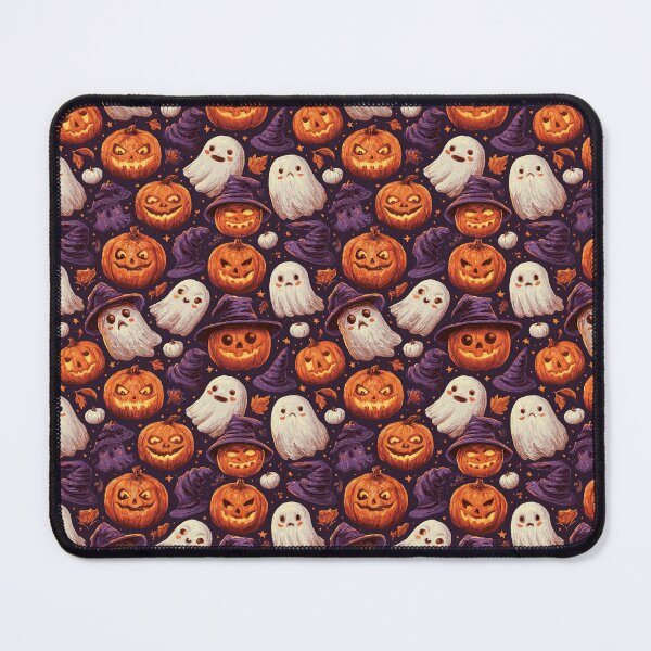 Item preview, Ghost and Pumpkin Halloween Pattern designed and sold by Derek Gillette.