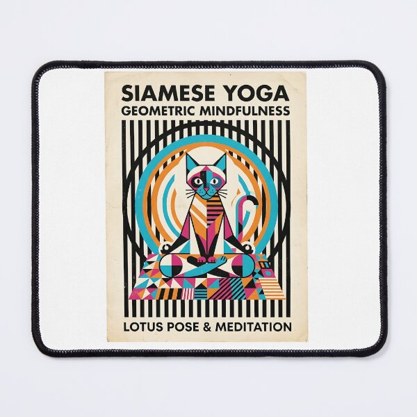 Item preview, Siamese Cat Yoga designed and sold by PictoVibe.