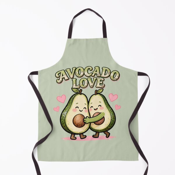 Item preview, Avocado Love Romantic Kawaii Couple Illustration designed and sold by LenNo9881.
