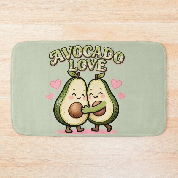 Item preview, Avocado Love Romantic Kawaii Couple Illustration designed and sold by LenNo9881.