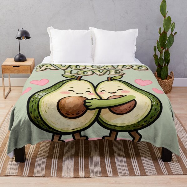 Item preview, Avocado Love Romantic Kawaii Couple Illustration designed and sold by LenNo9881.