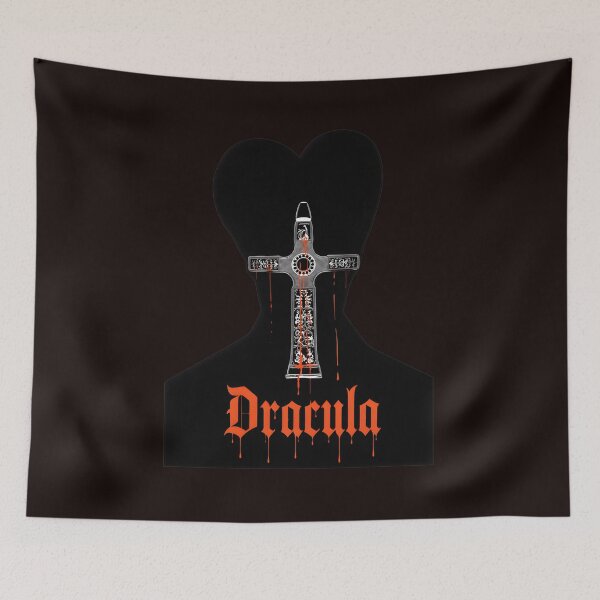 Item preview, Dracula Gothic Heart Cross Blood Horror designed and sold by sil-gen-rove.