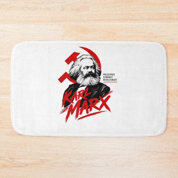 Item preview, Karl Marx Red Hammer and Sickle Portrait designed and sold by Owcomm.