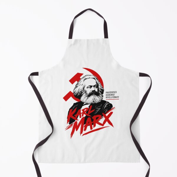 Item preview, Karl Marx Red Hammer and Sickle Portrait designed and sold by Owcomm.