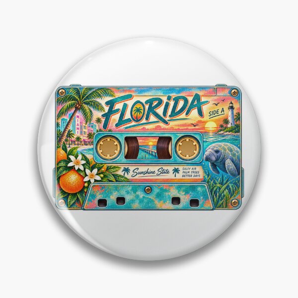 Item preview, Florida Retro Cassette Tape designed and sold by Whimspired By Paxx.