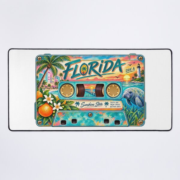 Item preview, Florida Retro Cassette Tape designed and sold by Whimspired By Paxx.