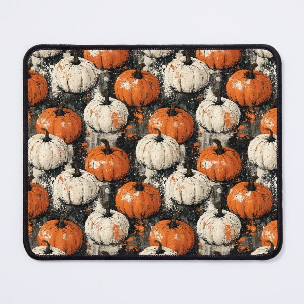 Item preview, Rustic Orange and White Fall Festive Halloween Pattern designed and sold by Derek Gillette.
