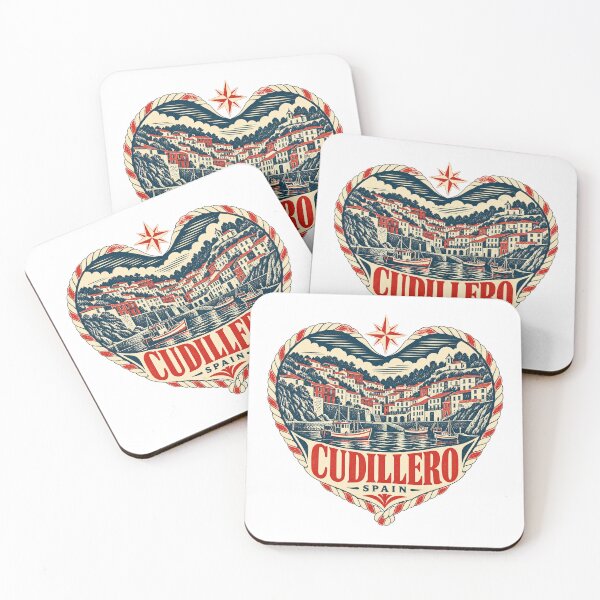 Item preview, Cudillero Spain Travel Souvenir Nautical Woodcut Heart designed and sold by VisualArtsOasis.