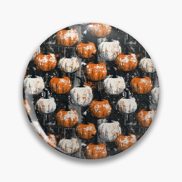 Item preview, Rustic Orange and White Fall Festive Halloween Pattern designed and sold by Derek Gillette.