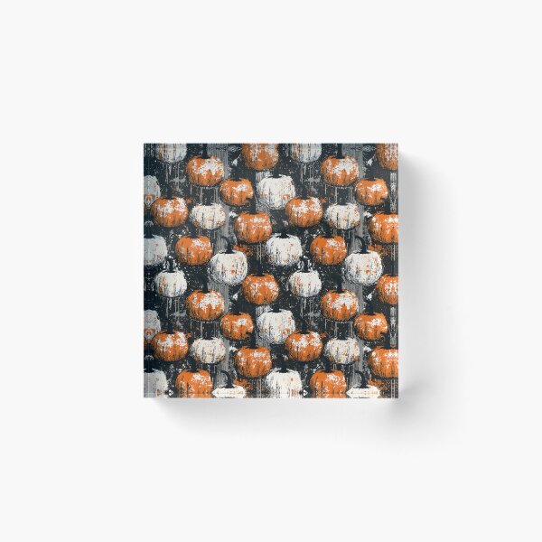 Item preview, Rustic Orange and White Fall Festive Halloween Pattern designed and sold by Derek Gillette.
