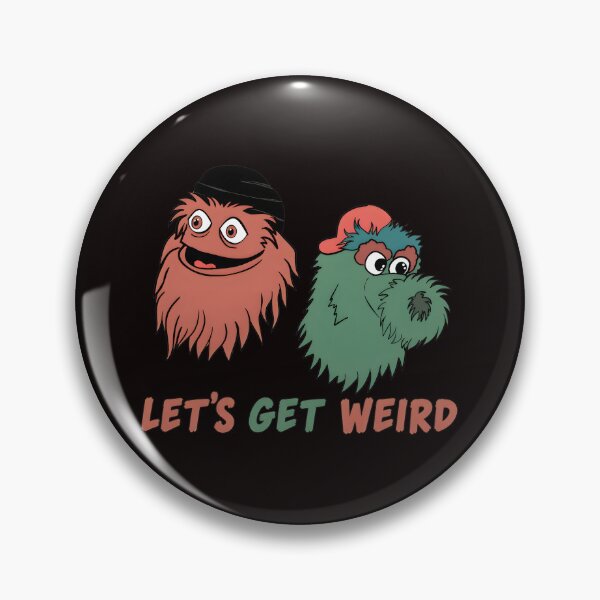 Item preview, Let's Get Weird Monster Duo Funny Quote designed and sold by mac-lux.