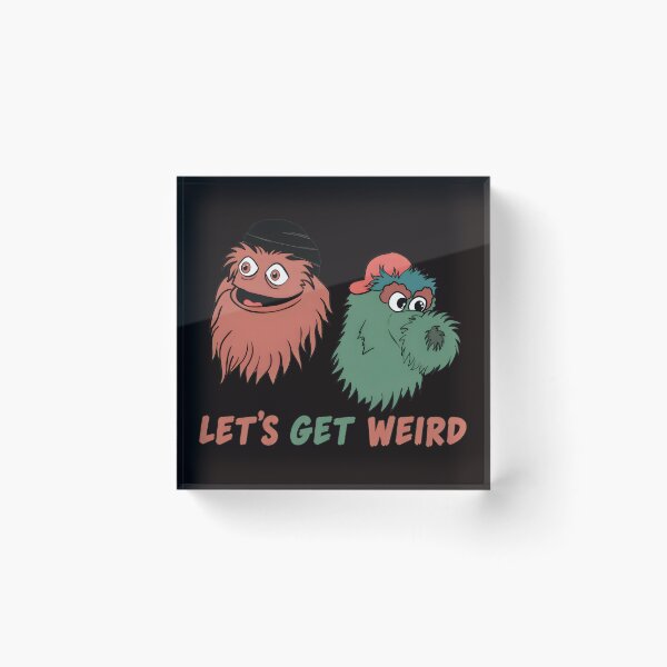 Item preview, Let's Get Weird Monster Duo Funny Quote designed and sold by mac-lux.