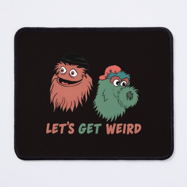 Item preview, Let's Get Weird Monster Duo Funny Quote designed and sold by mac-lux.