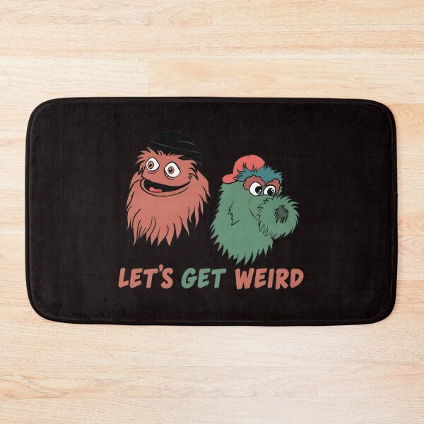 Item preview, Let's Get Weird Monster Duo Funny Quote designed and sold by mac-lux.