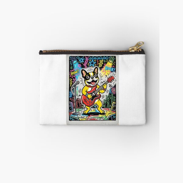 Item preview, French Bulldog Guitarist designed and sold by PictoVibe.