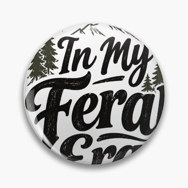 Item preview, In My Feral Era — Woodland Moon Lettering designed and sold by FitEnvy.