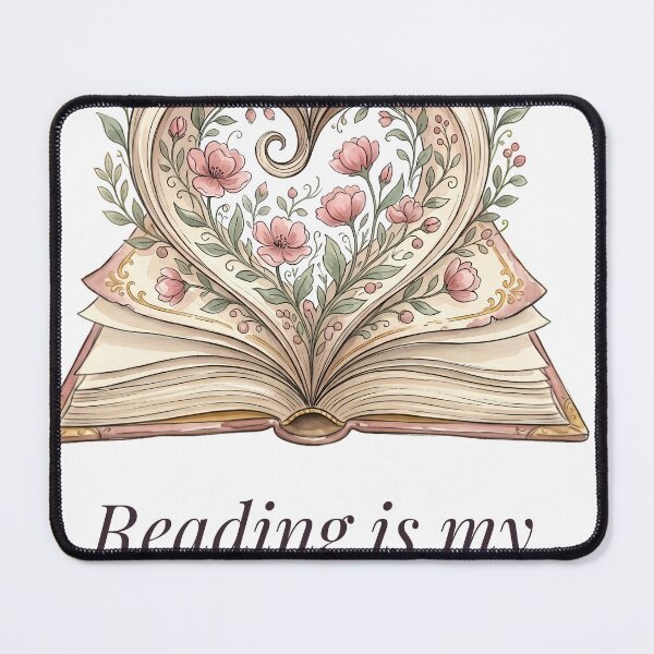 Item preview, Reading Is My Love Language Floral Book designed and sold by alvixVerse Merch.