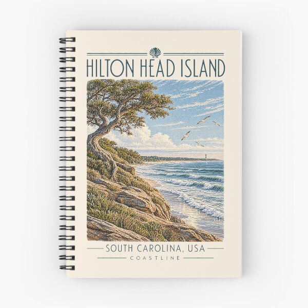 Item preview, Hilton Head Island, South Carolina, USA [Vintage Illustration] designed and sold by elektronen.