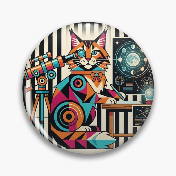 Artikelvorschau, Maine Coon Astronomer entworfen und verkauft von PictoVibe.