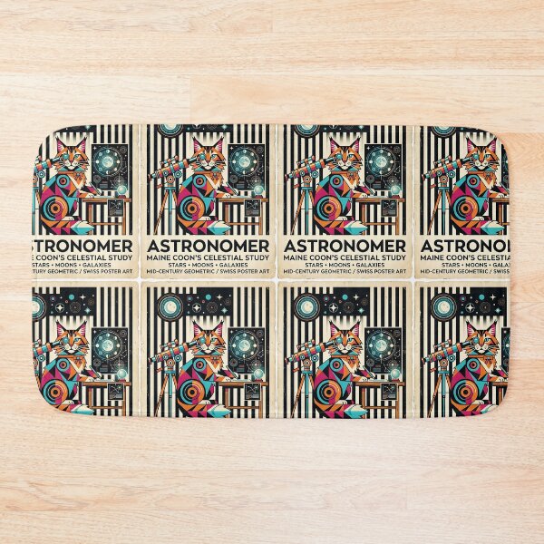 Item preview, Maine Coon Astronomer designed and sold by PictoVibe.