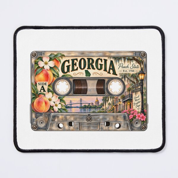 Item preview, Georgia Retro Cassette Tape designed and sold by Whimspired By Paxx.