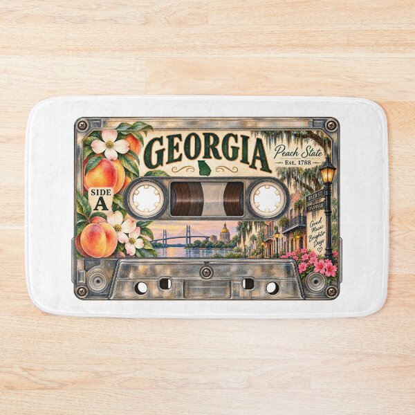 Item preview, Georgia Retro Cassette Tape designed and sold by Whimspired By Paxx.