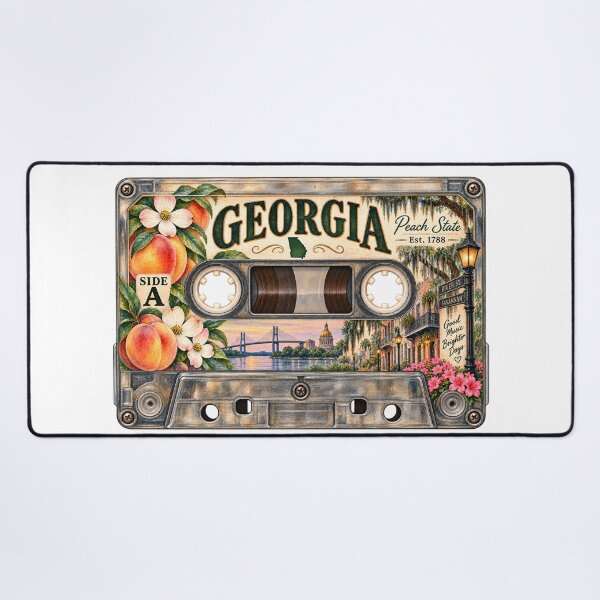 Item preview, Georgia Retro Cassette Tape designed and sold by Whimspired By Paxx.
