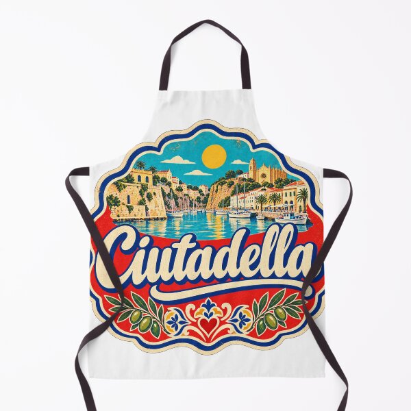 Item preview, Ciutadella Spain Travel Souvenir Painted Mediterranean Sign designed and sold by VisualArtsOasis.